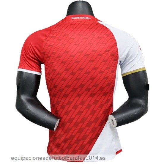Nuevo Tailandia 1ª Jugadores Camiseta AS Monaco 23/24 Rojo Blanco Baratas